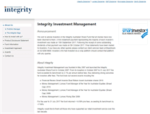 Tablet Screenshot of integrityim.com